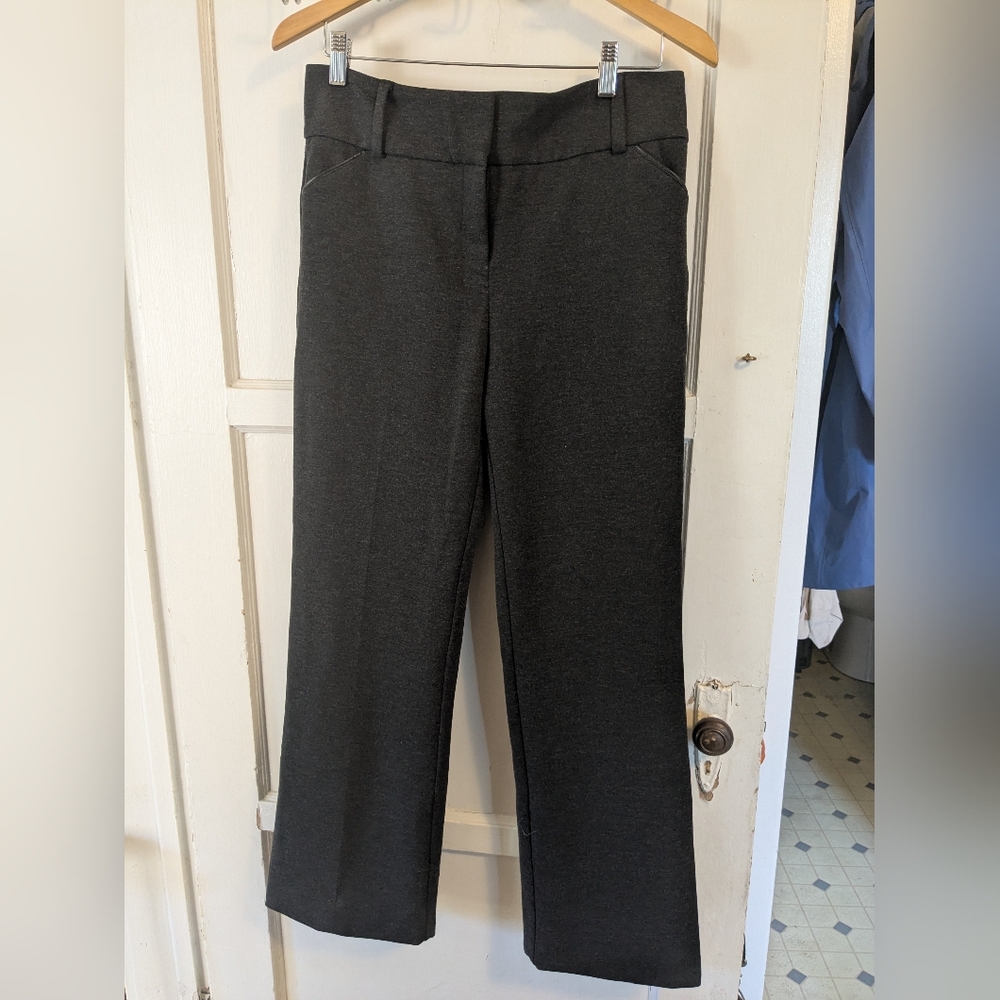 Alfani Women's stretchy charcoal pants, size 8